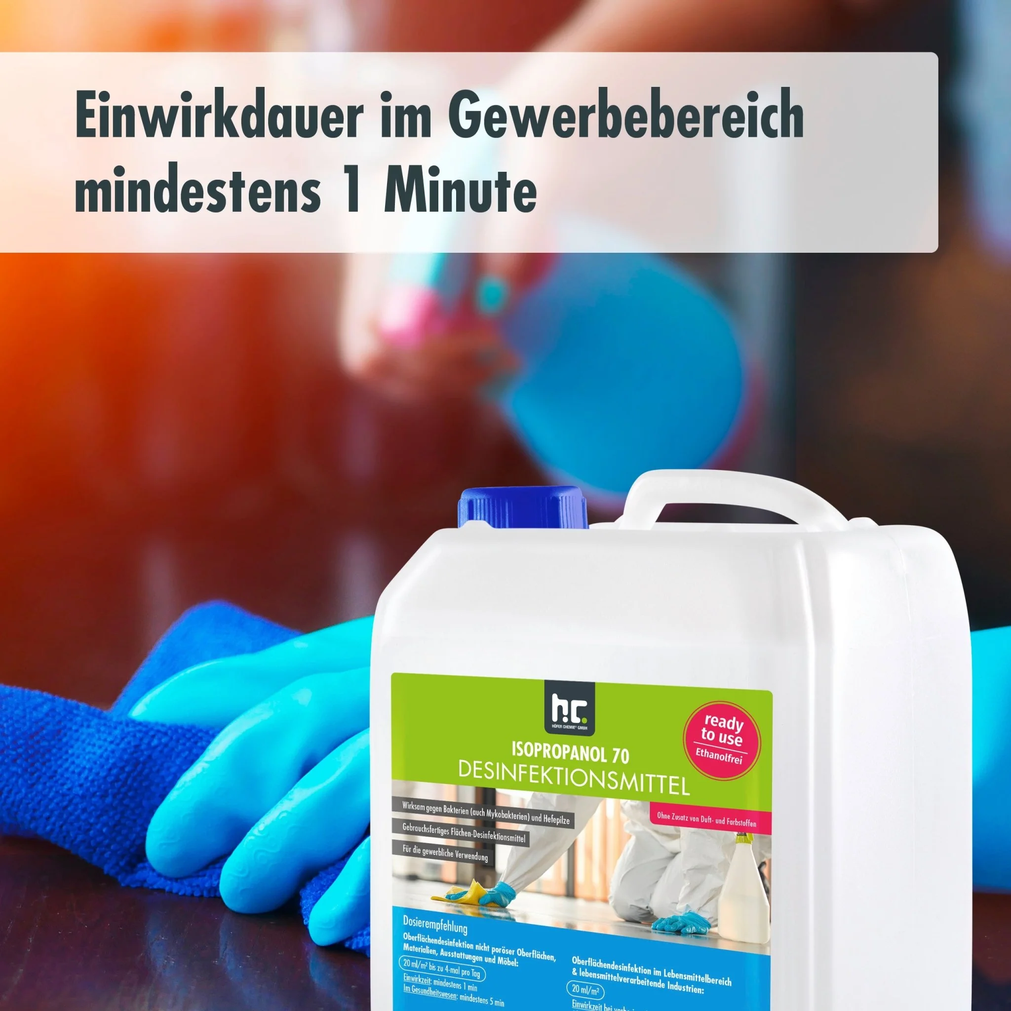 10 L Isopropanol 70 - Desinfektionsmittel für Oberflächen - Image 11