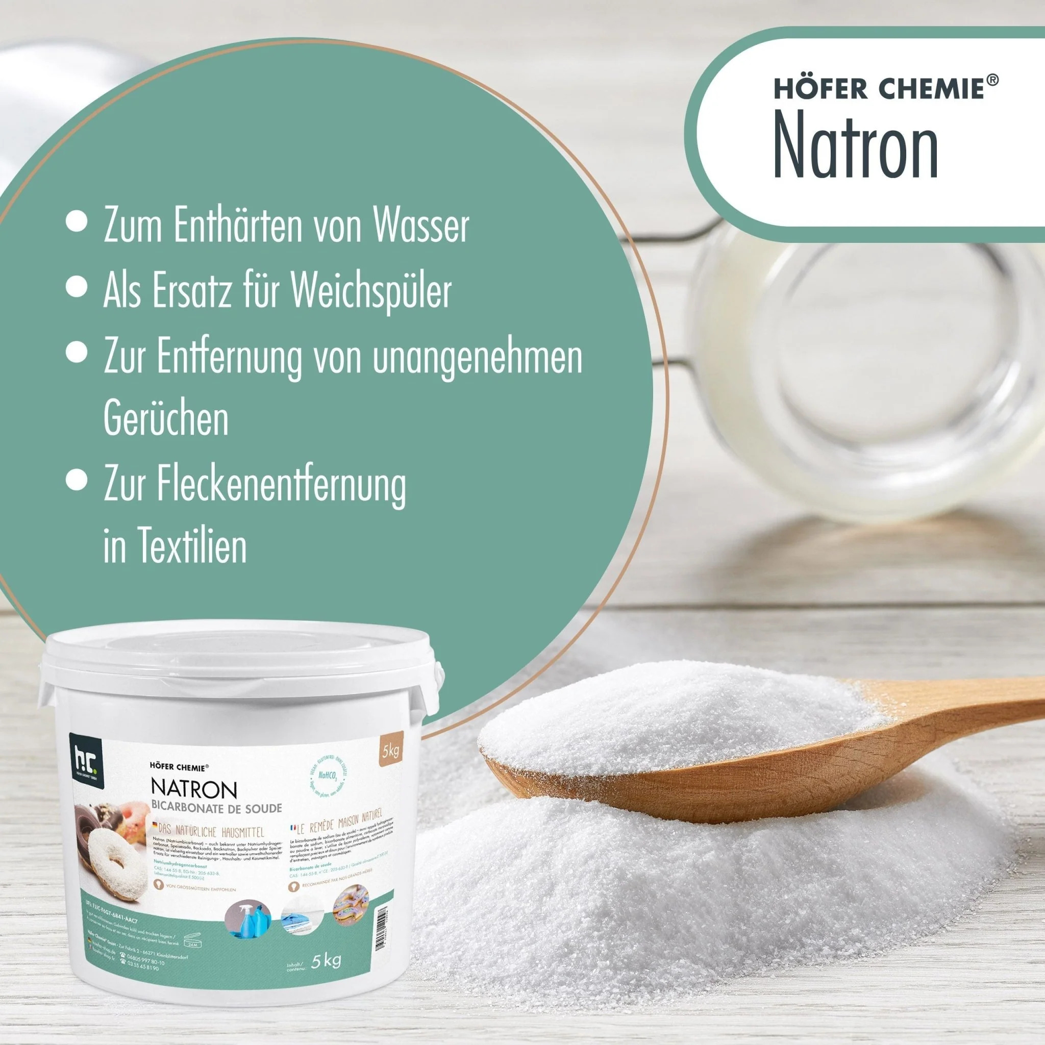 25 kg Natron Backsoda Natriumhydrogencarbonat in Lebensmittelqualität - der perfekte Haushaltshelfer - Image 9