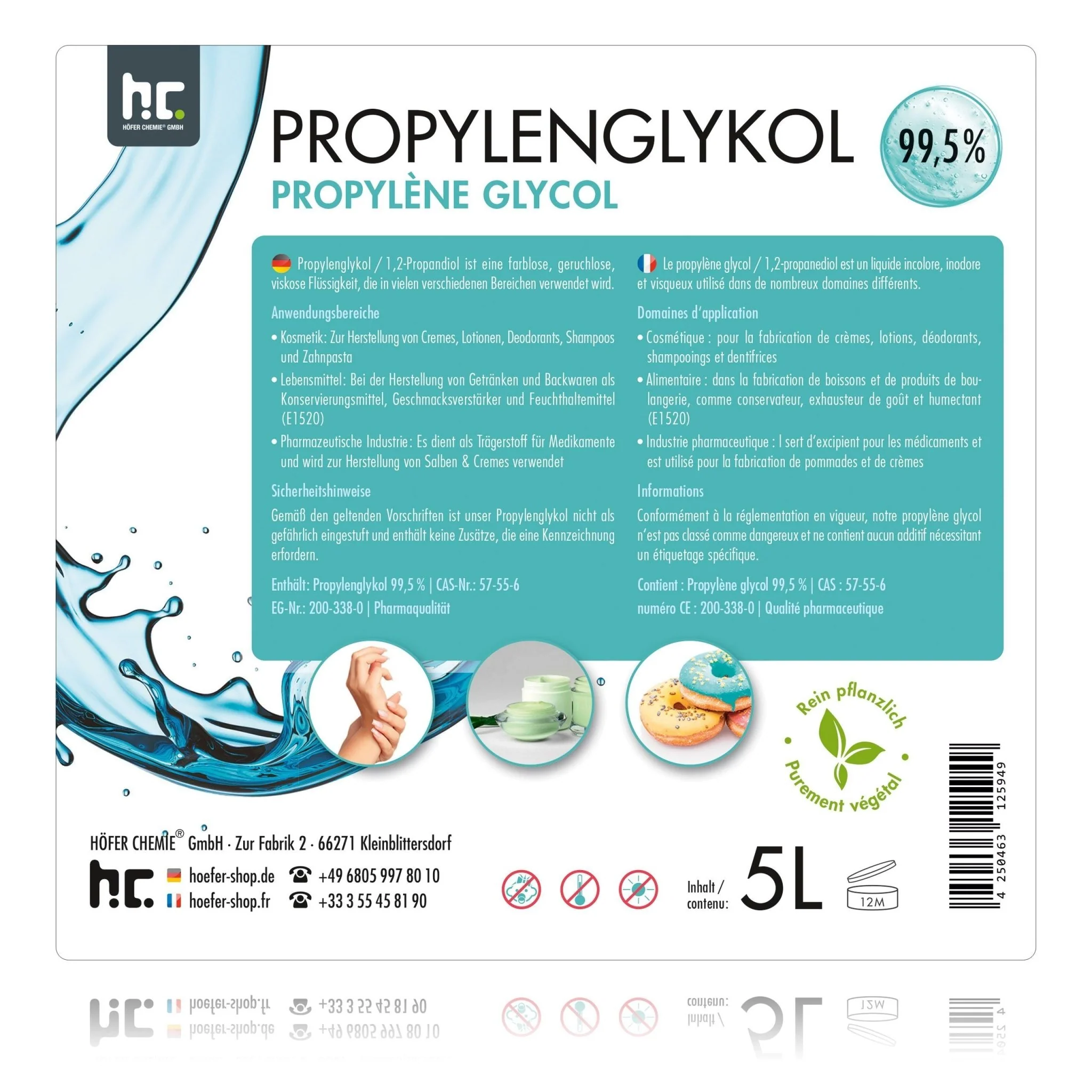 5 L Propylenglykol 99,5% in Pharmaqualität - Image 5
