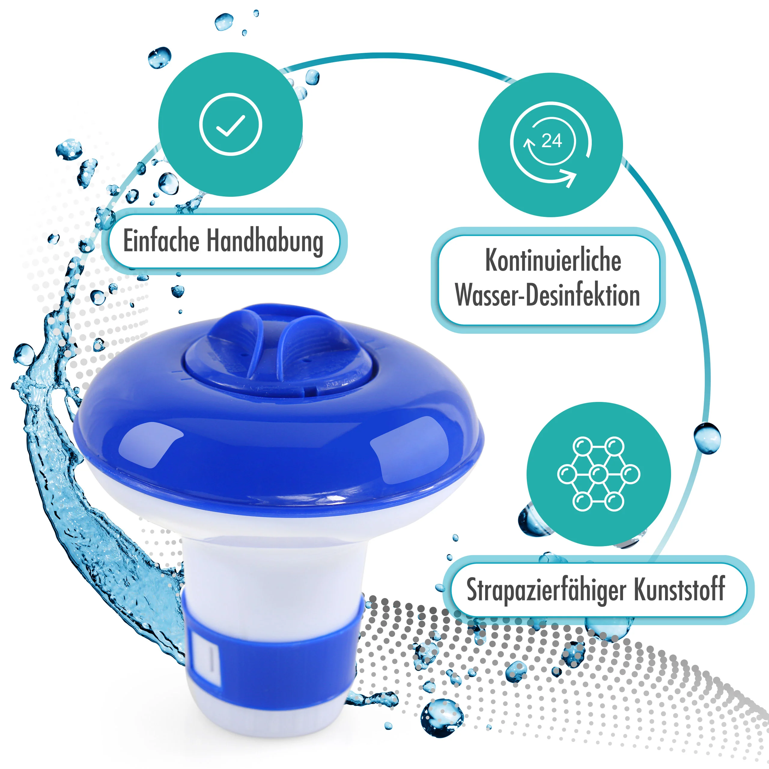Pool Dosierschwimmer für 20g Chlortabletten - Image 7